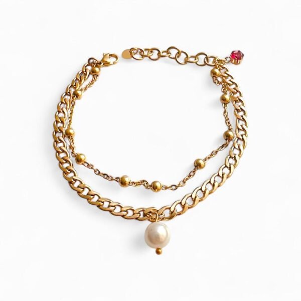 Pulsera Pearl Charm