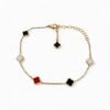 Pulsera Trébol Tricolor